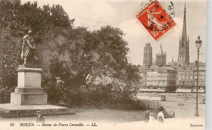 Rouen 76 Statue de Pierre Corneille