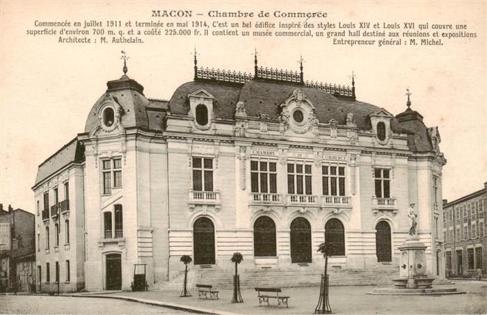 Macon 71 Saone-et-Loire Chambre de Commerce