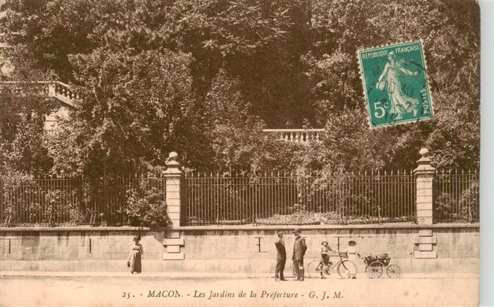 Macon 71 Saone-et-Loire Les Jardins de la Prefecture