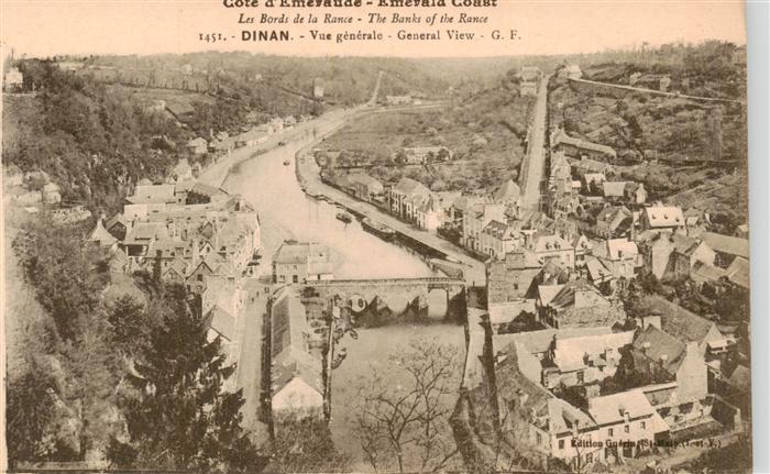 Dinan 22 Cotes-d Armor Vue generale