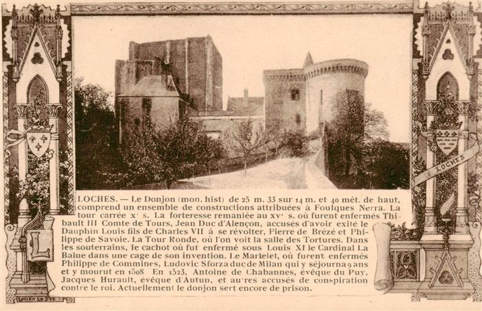 Loches 37 Indre-et-Loire Le Donjon