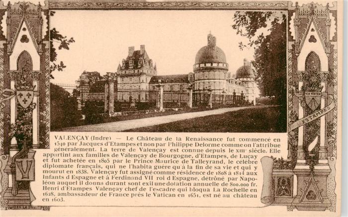Valencay 36 Indre Le Chateau