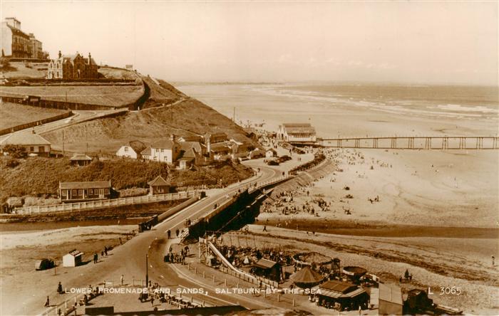 Saltburn-by-the-Sea UK Lower Promenade and Sands