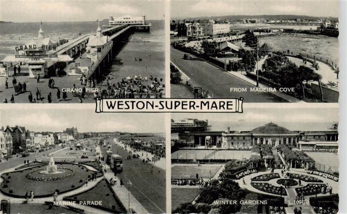 Weston-super-Mare  UK Grand Pier Madeira Cove Marine Parade Winter Gardens