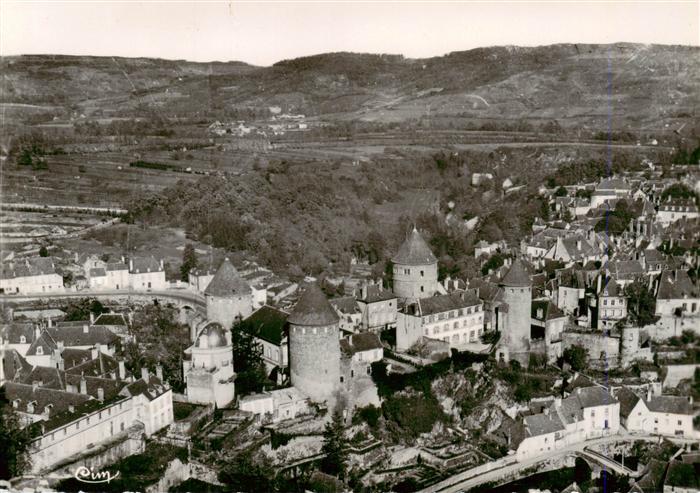 Semur-en-Auxois 21 Cote-d Or a vol d’oiseau Vue aerienne