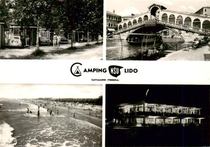 Cavallino Lido Venezia IT Camping NSU Lido Teilansichten Strand