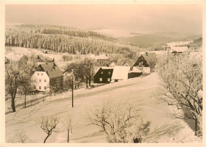 Falkenhain Altenberg Erzgebirge Winterpanorama