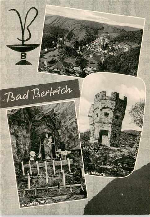 Bad Bertrich Fliegeraufnahme Entersburg Antoniusgrotte