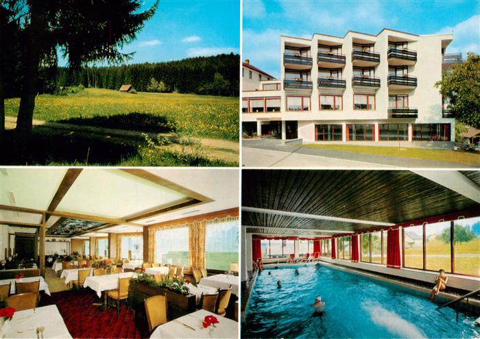 Kaelberbronn Pfalzgrafenweiler Hotel Gasthof Schwanen Speisesaal Hallenbad