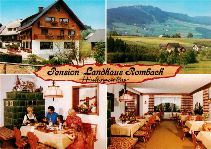 Hinterzarten Breisgau-Hochschwarzwald BW Pension Landhaus Rombach Gastraeume Pan