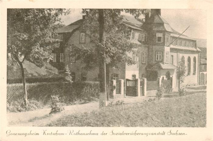 Kretscham-Rothensehma Genesungsheim der SVA Sachsen