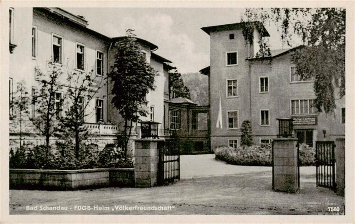 Bad Schandau FDGB Heim Voelkerfreundschaft