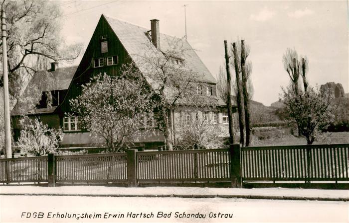 Ostrau Bad Schandau FDGB Erholungsheim Erwin Hartsch