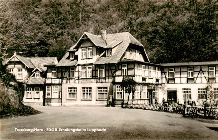 Treseburg Harz FDGB Erholungsheim Luppbode