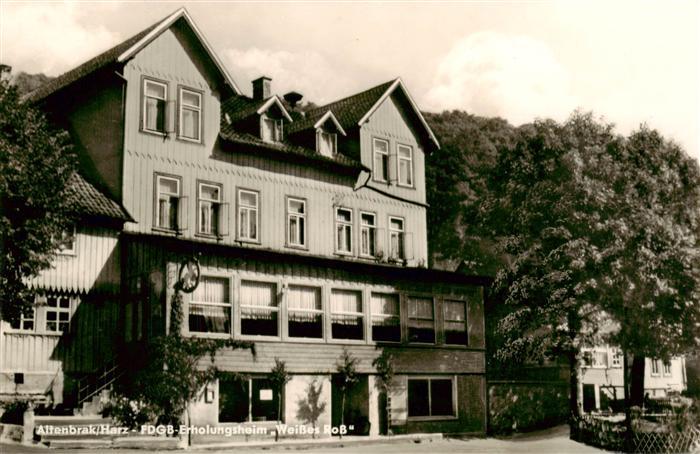 Altenbrak Harz FDGB Erholungsheim Weisses Ross