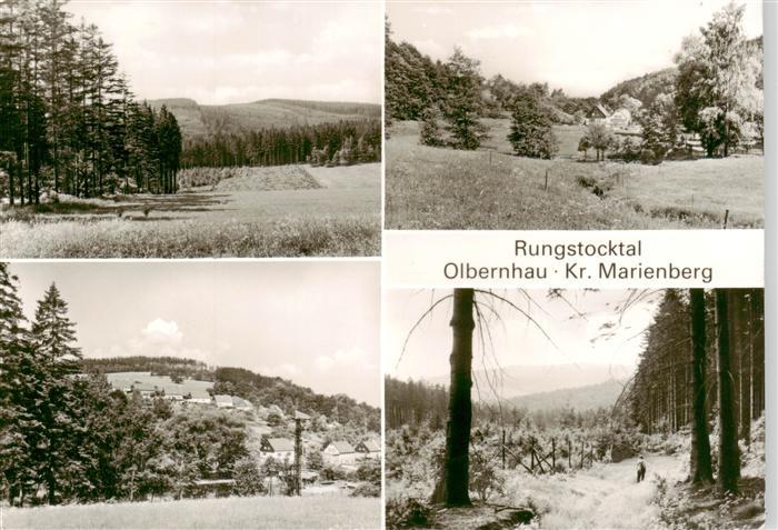 Olbernhau Erzgebirge Rungstocktal Panorama
