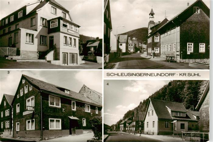 Schleusingerneundorf FDGB Vertragshaus Zum Steinbergsblick Hauptstrasse mit Rath