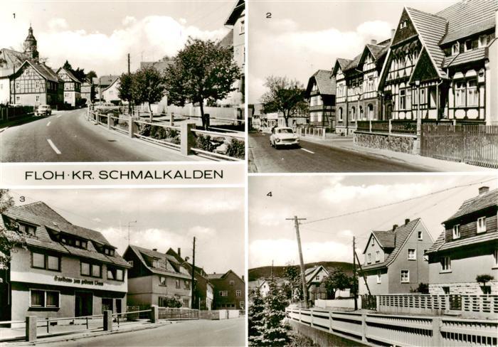 Floh-Seligenthal Schmalkaldener strasse Karl Marx Strasse Gasthaus zum goldenen