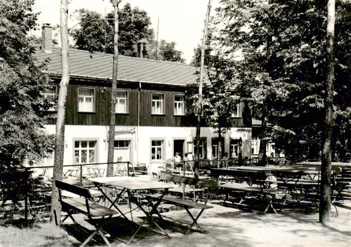 Lilienstein Berggaststaette Fels Freiterrasse
