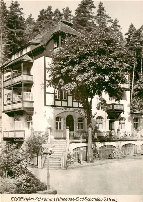 Ostrau Bad Schandau FDGB Heim Schrammsteinbaude