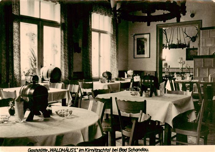 Bad Schandau Gaststaette Waldhaeusl im Kirnitzschtal