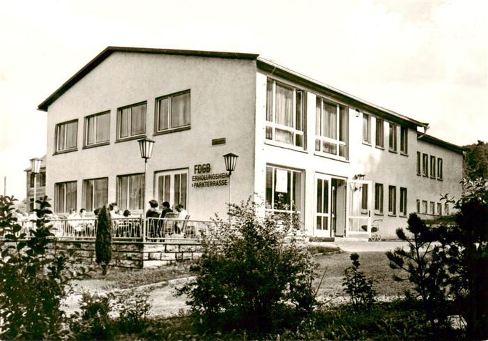 Fischbach Waltershausen FDGB Erholungsheim Parkterrasse