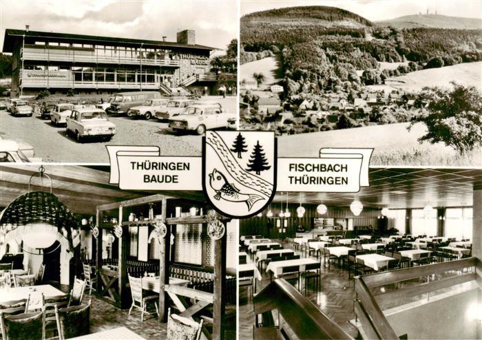 Fischbach Rhoen Thueringen Baude Gastraeume Panorama