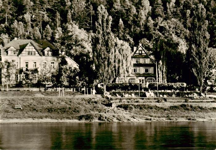 Wehlen Sachsen FDGB Erholungsheim Vorwaerts an der Elbe