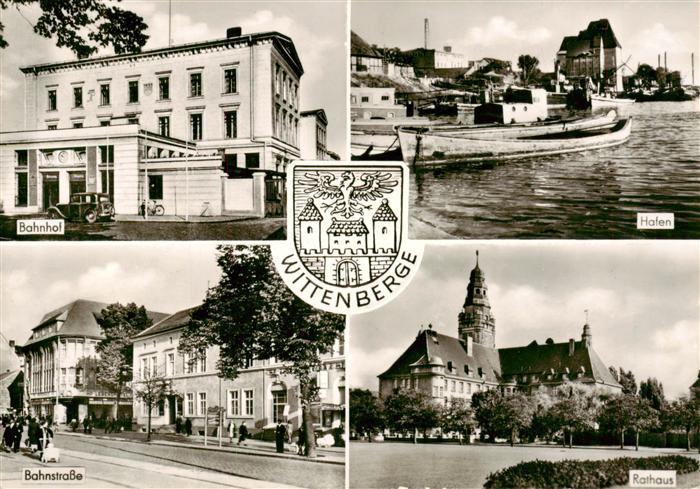 Wittenberge Prignitz Bahnhof Hafen Bahnstrasse Rathaus Wappen