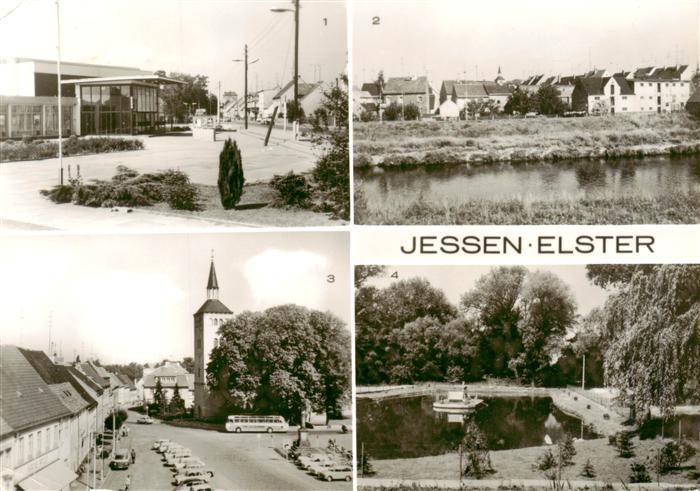 Jessen Elster Kulturhaus Teilansicht Leninplatz Parkanlagen