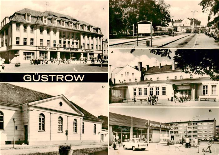 Guestrow Mecklenburg Vorpommern Hotel Stadt Guestrow Ernst Barlach Theater Busba