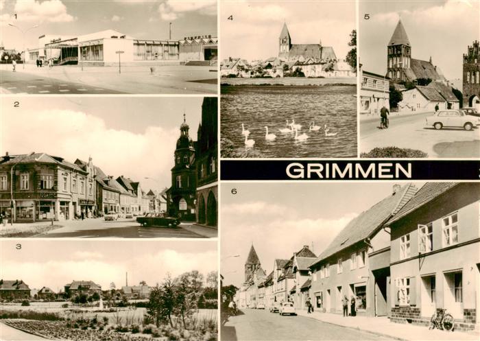 Grimmen Konsum Gaststaette Treffpunkt Platz der Freundschaft Neue Parkanlage Am