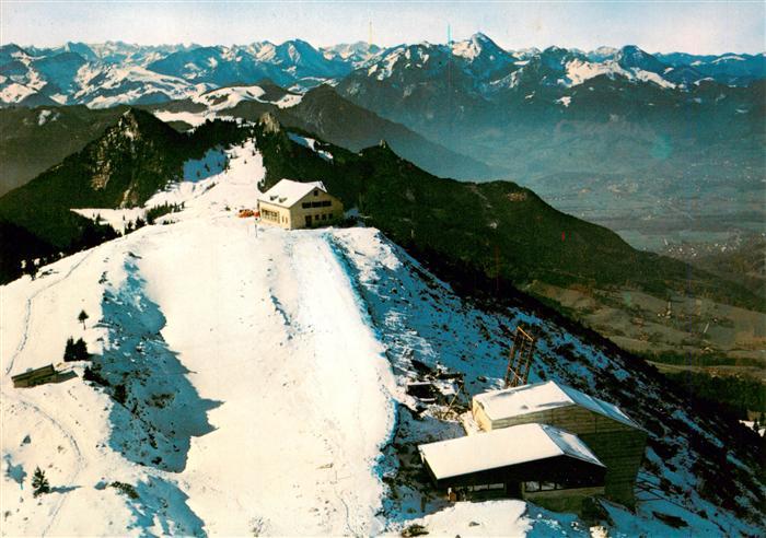 Hochrieshuette Hochriesshuette 1569m Rosenheim Fliegeraufnahme