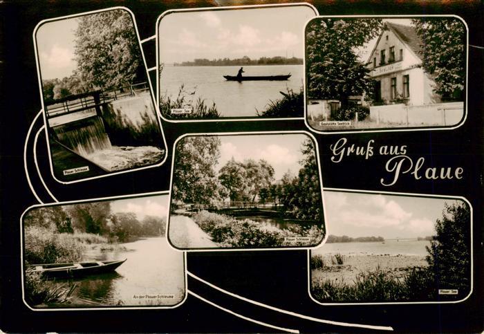Plaue Havel Schleuse An der Plauer Schleuse Gaststaette Seeblick Plauer See