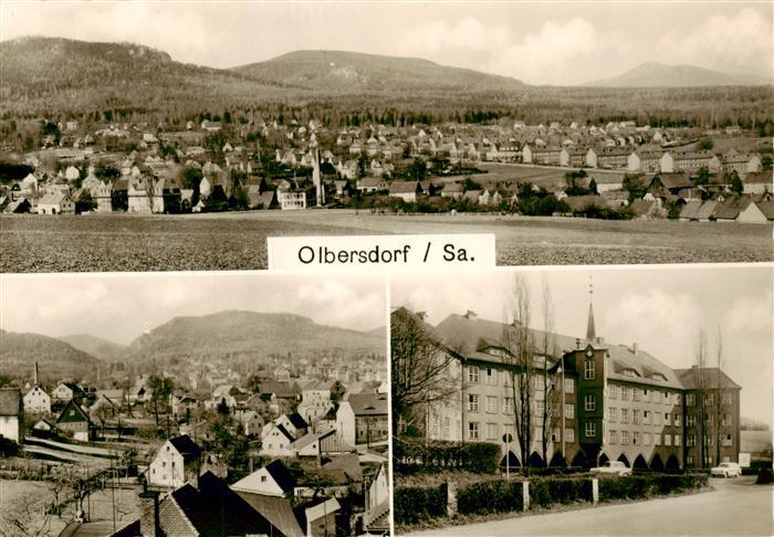 Olbersdorf Sachsen Panorama Ameisenberg Schule