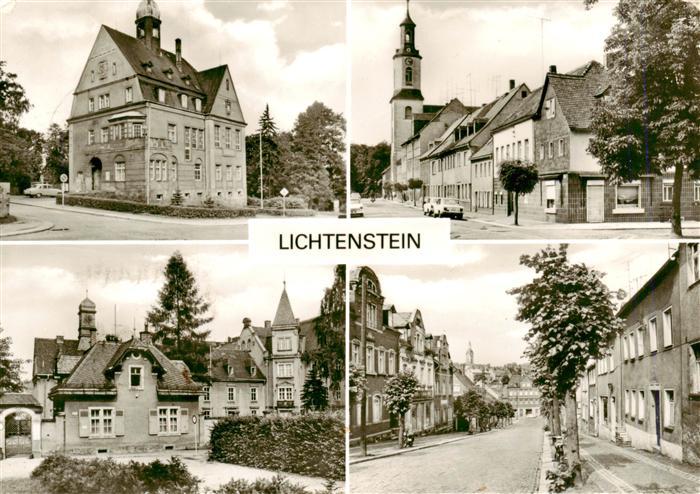 Lichtenstein Sachsen Rathaus Poststrasse Seminar Gaesschen Aug Bebel Strasse