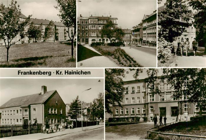 Frankenberg Sachsen Neubaugebiet Luetzelhoehe Humboldtstrasse Genesungsheim Lue