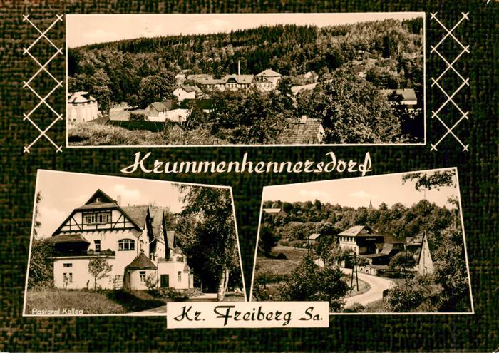 Krummenhennersdorf Panorama Pastoral Kolleg Ortspartie