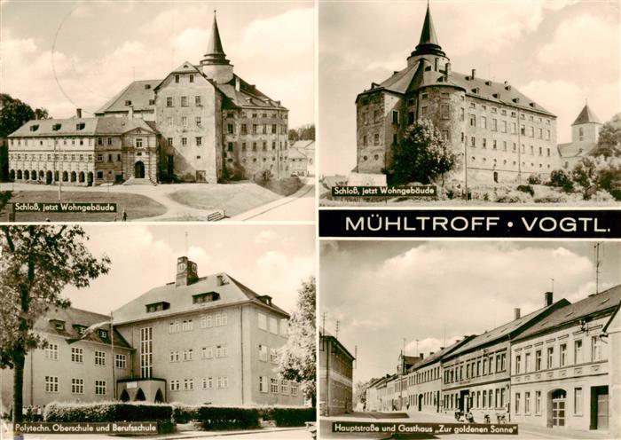 Muehltroff Schloss Wohngebaeude Polytechn Oberschule Berufsschule Hauptstrasse u