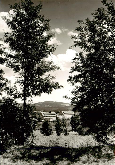 Johanngeorgenstadt Gaestehaus des Sports Internat an der Erzgebirgsschanze und B