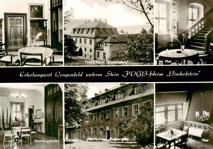 Lengenfeld Stein FDGB-Heim Bischofstein Flur Empfangshalle Park