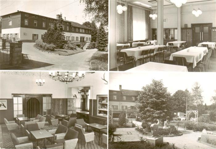 Walthersdorf Erzgebirge Betriebsferienheim Zentralwerkstatt Regis Speisesaal Par