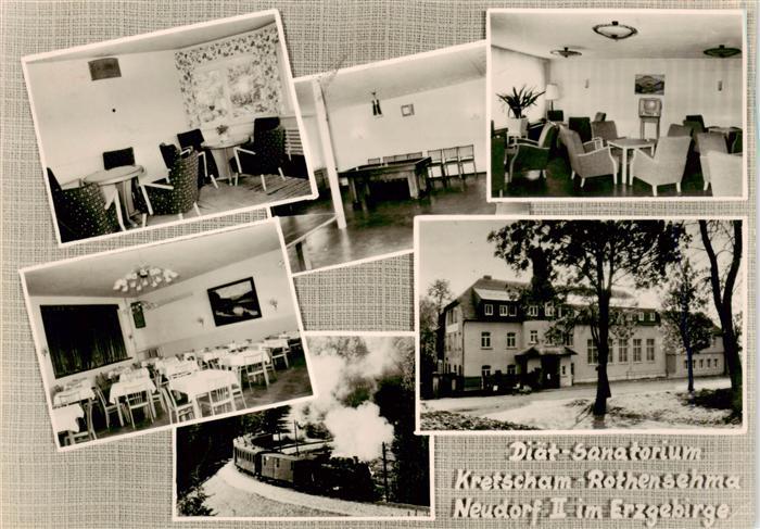 Kretscham-Rothensehma Diaet-Sanatorium Speisesaal Aufenthaltsraum