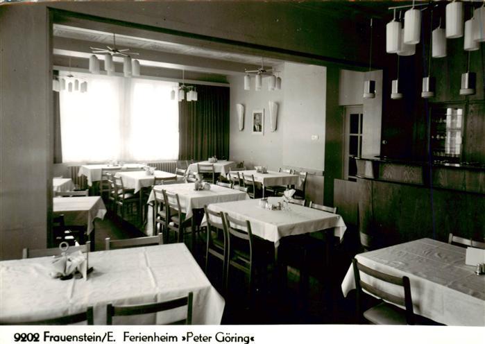 Frauenstein Brand-Erbisdorf Osterzgebirge Ferienheim Peter Goering Speiseraum Ha