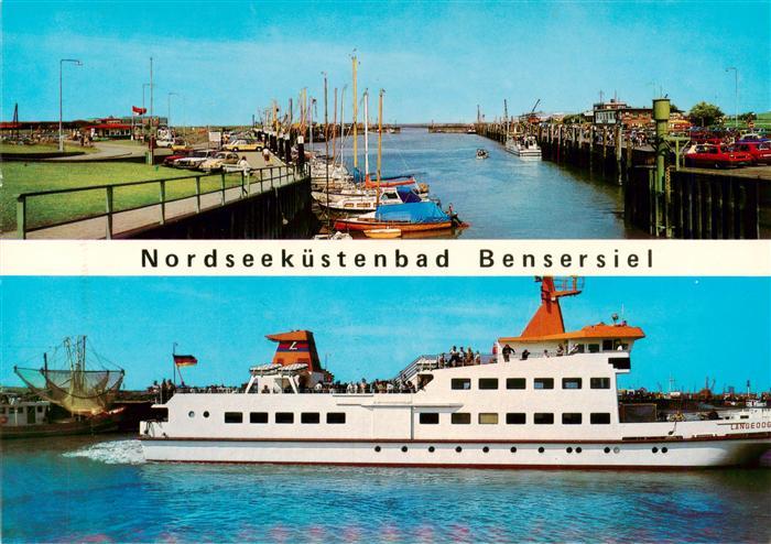 Bensersiel Fischereihafen Passagierschiff Langeoog IV