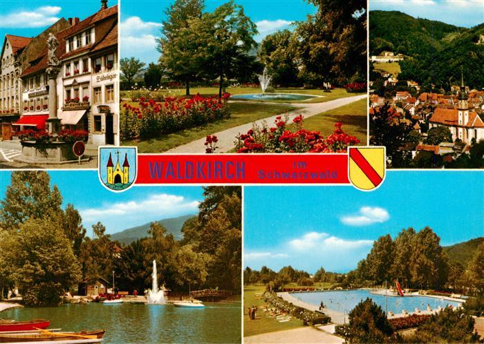 Waldkirch Breisgau Ortspartien Park Gondelteich Schwimmbad