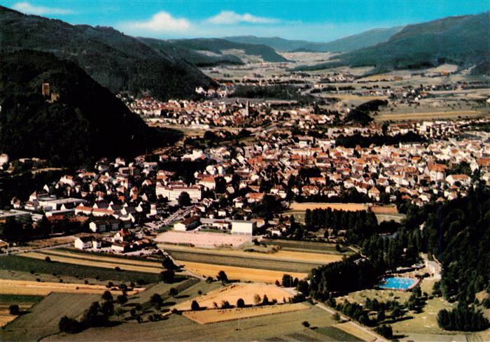 Waldkirch Breisgau Fliegeraufnahme mit Kollnau Gutach und Elztal