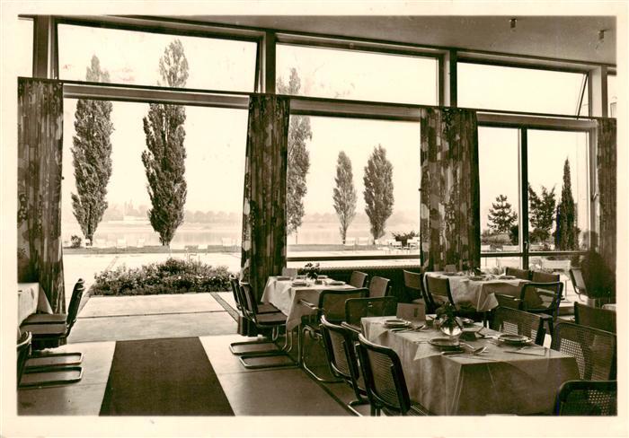 Bonn Rhein Bundeshaus Restaurant