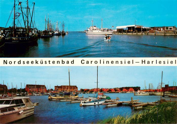 Carolinensiel-Harlesiel Ostfriesland Hafenpartie und Yachthafen