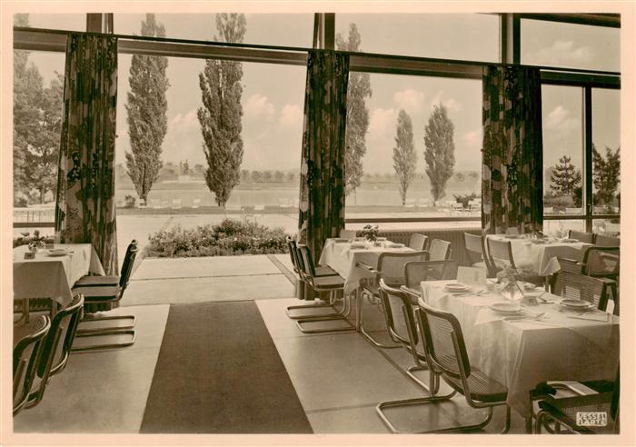 Bonn Rhein Bundeshaus Restaurant